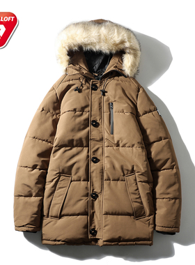 金标P棉200g防寒服加厚工装派克棉服男冬季棉袄外套外贸男装棉衣