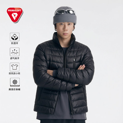 金标p棉内胆冬季立领排骨棉服