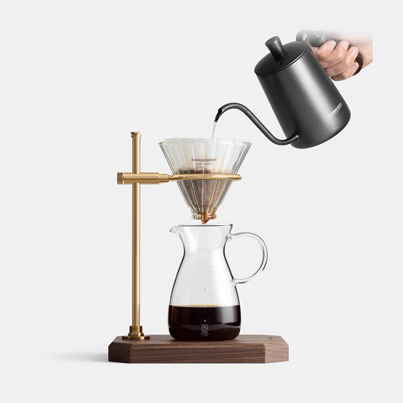 CAFEDE KONA咖啡手冲架 胡桃木手冲咖啡支架 实木手冲咖啡过滤