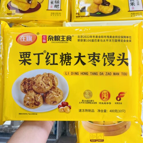 在旗低温储存栗丁红糖大枣馒头