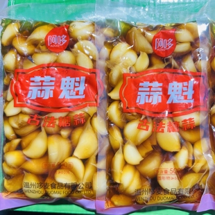 阿哆蒜魁500g糖醋大蒜头泡蒜酱蒜头泡菜农家腌制下饭菜酱蒜即食品