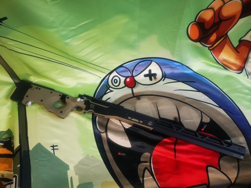 软弹枪金属尼龙吃鸡玩具抛壳