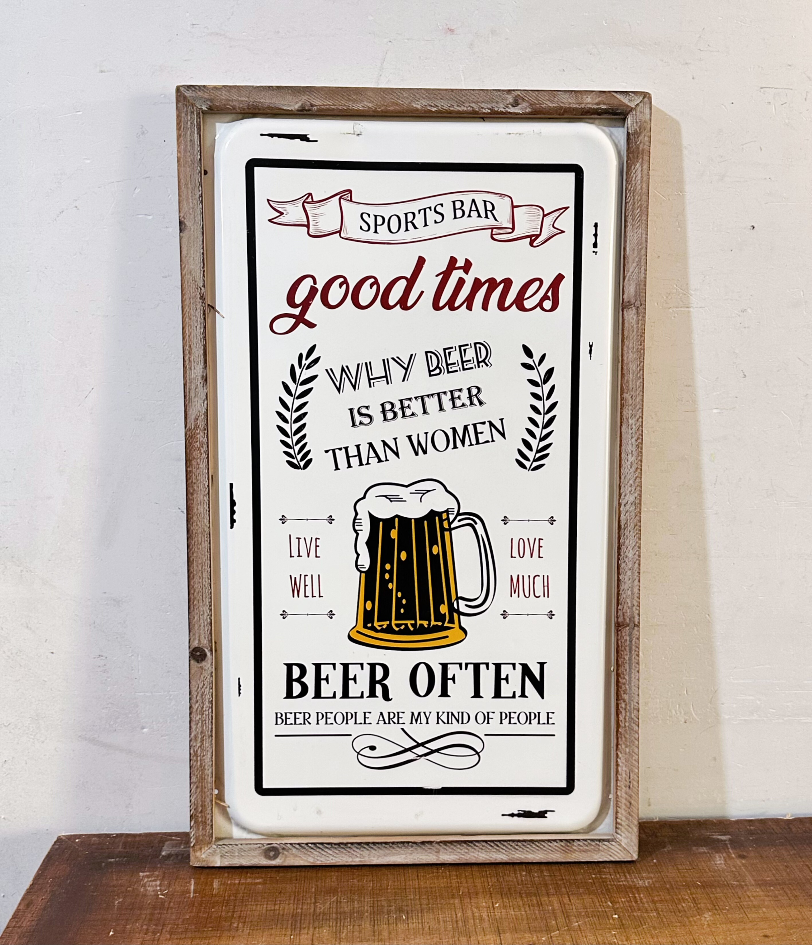 外贸孤品vintage美式复古酒吧装饰板装饰挂画