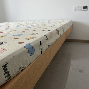 全棉床笠定制  定做新型纯棉婴儿床床罩儿童榻榻米的专用床笠定制