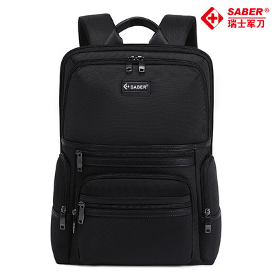 瑞士军刀SA2516跨境高档商务男款大容量出差旅行电脑双肩背包