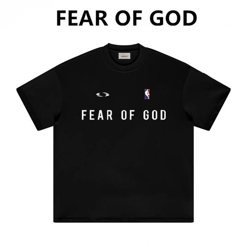 FEAR OF GOD联名款短袖T恤男潮牌高街FOG情侣纯棉宽松半袖上衣女