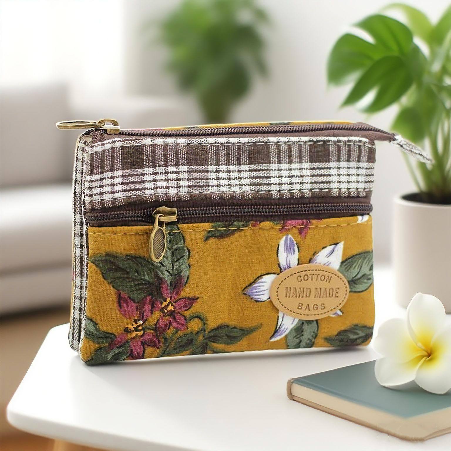 新款印花多层棉布小零钱硬币包袋 女布艺银子袋 时尚4层小包,箱包皮具/热销女包/男包,钱包,淘宝优惠券,粉丝福利购,淘宝优惠卷