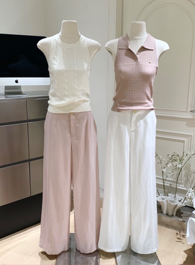 cookadaily人鱼 重磅莱塞尔亚麻垂感宽松阔腿长裤短裤休闲裤女夏