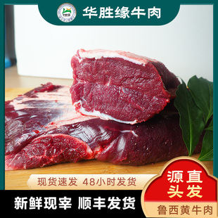 4斤国产上三筋新鲜小板腱上三筋山东纯干牛肉谷饲清真顺丰包邮