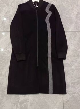 男士100%羊毛双面呢黑色m码胸围106/100长适合135斤内