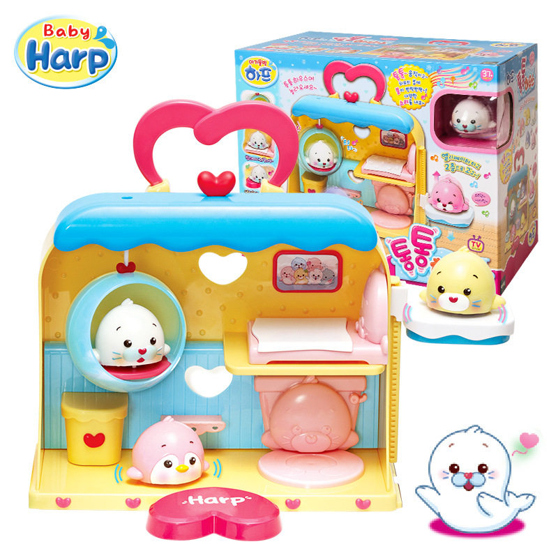 韩国toytron小海豹哈璞咚咚动感音乐小屋过家家儿童玩具礼物