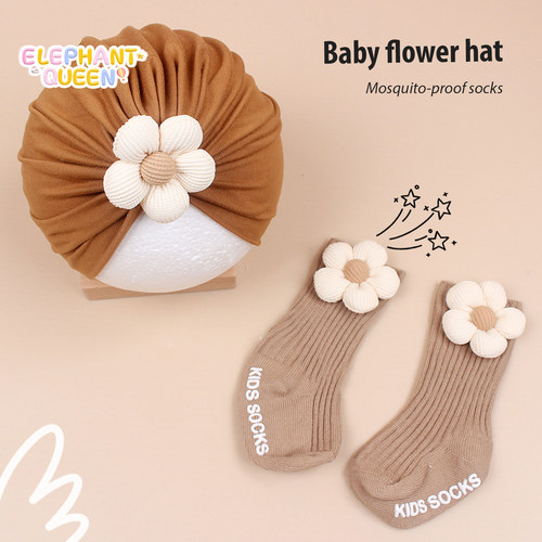 婴儿帽子夏季薄款女宝宝护囟门