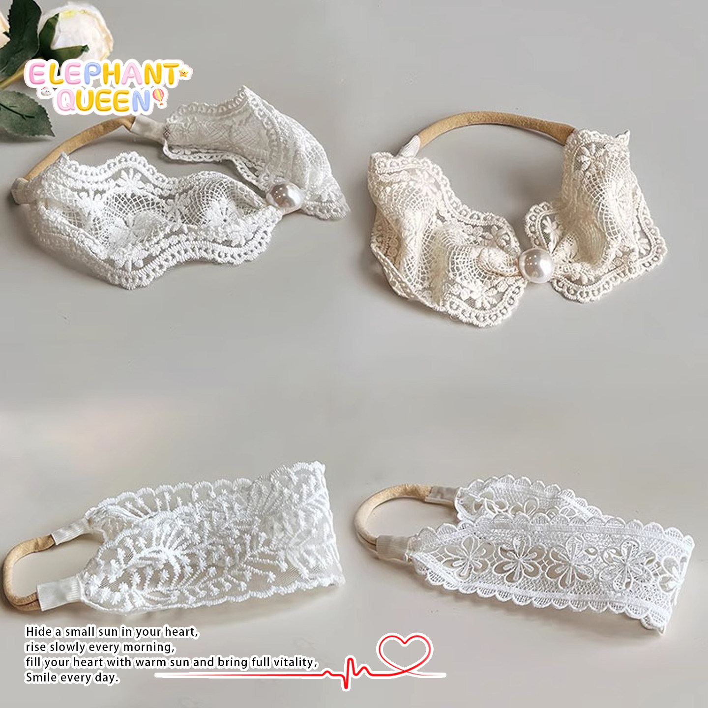 韩版儿童蕾丝花边公主发饰