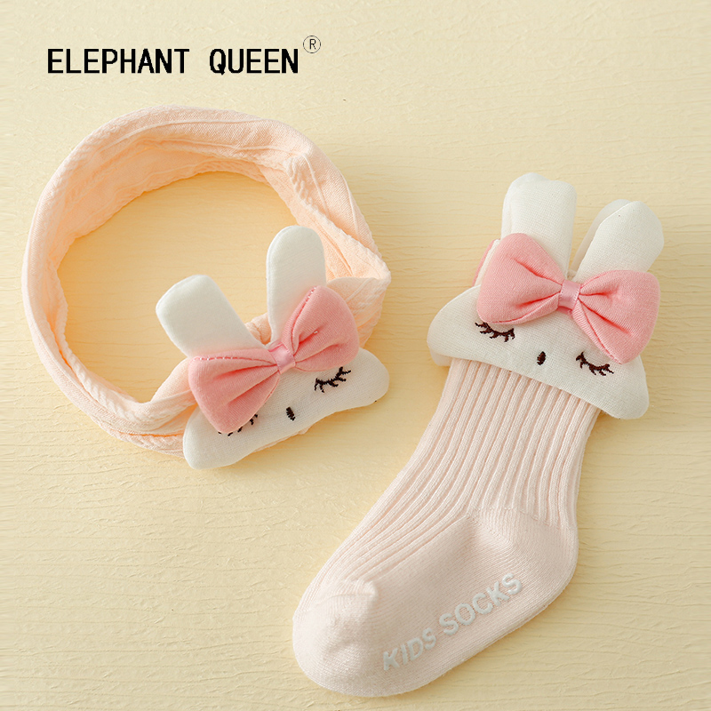 韩版女宝宝可爱兔子组合袜子套装