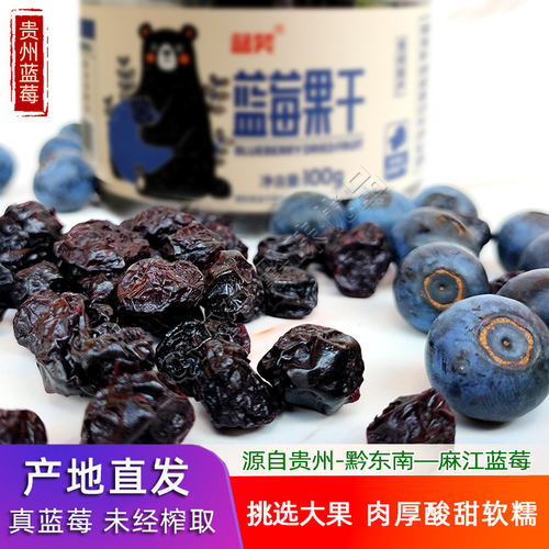 贵州黔东南特产麻江蓝莓果干