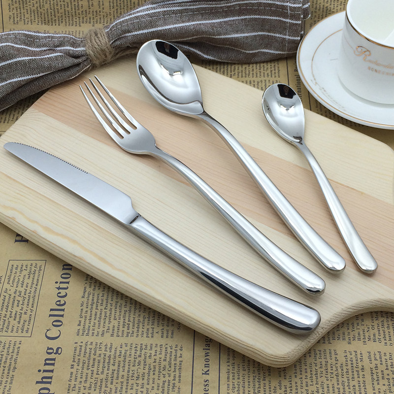 法国月光buddha西餐刀叉勺三件套西式餐具刀叉勺304不锈钢刀叉勺