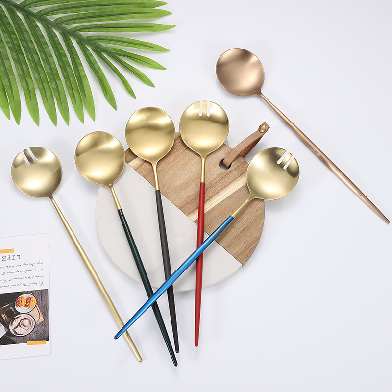 北欧304不锈钢公用服务勺叉