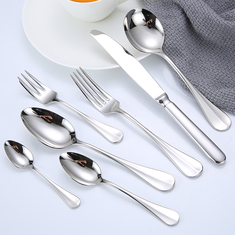 不锈钢西餐牛排刀叉勺餐具套装