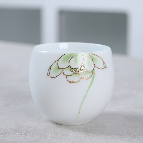 钿隆陶瓷单杯中式茶盏主人杯