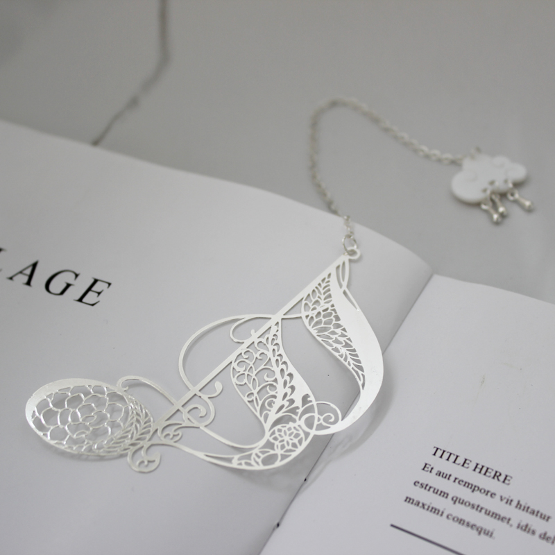 雨天音符金屬書簽創意小清新可愛