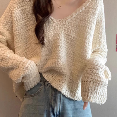毛衣女秋冬2025新款宽松慵懒