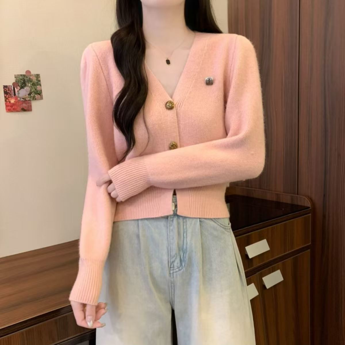 针织开衫女2025春秋季新款