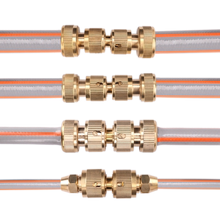 洗车水管对接头三四五六分管修复接口管子延长对接器快速接头配件