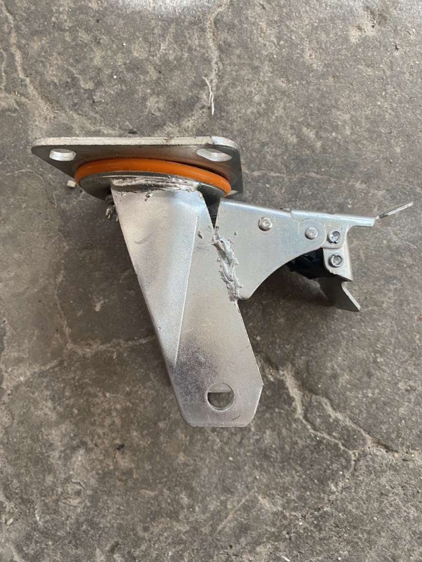 6寸脚手架万向轮AB刹支架