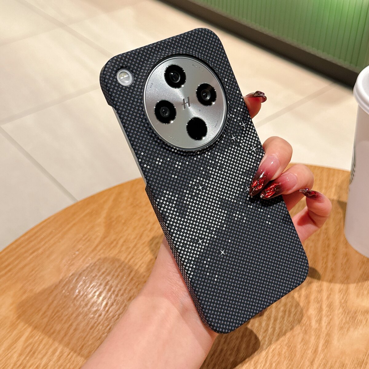 适用OPPO findx8Ulta手机壳半包碳纤维纹FindX8pro磁吸磨砂防摔X8保护套