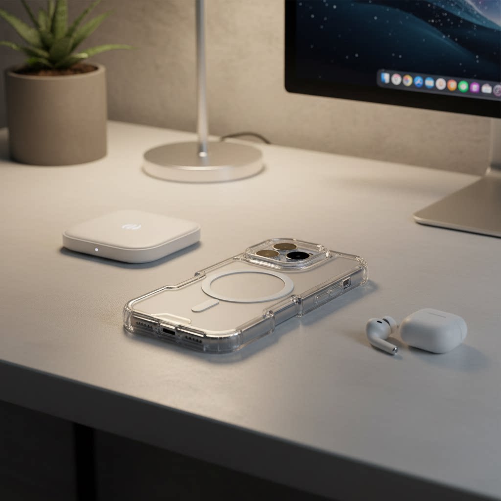 17promax适用iPhone18pro手机壳透明16磁吸三合一苹果15promax全包防摔14plus高级感13小红书同款12厚11女套
