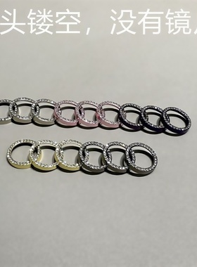 17pro钻石镂空镜头圈适用苹果16promax手机镜头膜闪钻iPhone15pro保护圈单个14PM轻奢13摄像头保护壳12相机贴