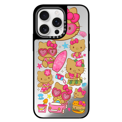 定制款比基尼Holle Kitty镜面手机壳适用iPhone17promax/17Pro防摔16ProMax/16Pro保护套15ProMax/15Pro全包1