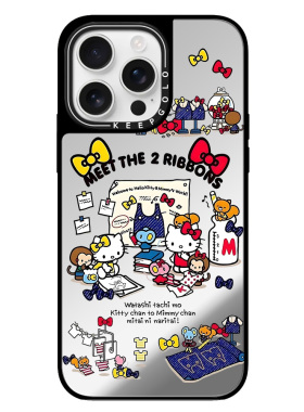 定制款凯蒂猫镜面手机壳适用苹果17promax/17Pro防摔16ProMax/16Pro保护套15ProMax/15Pro全包14Plus卡通iPho