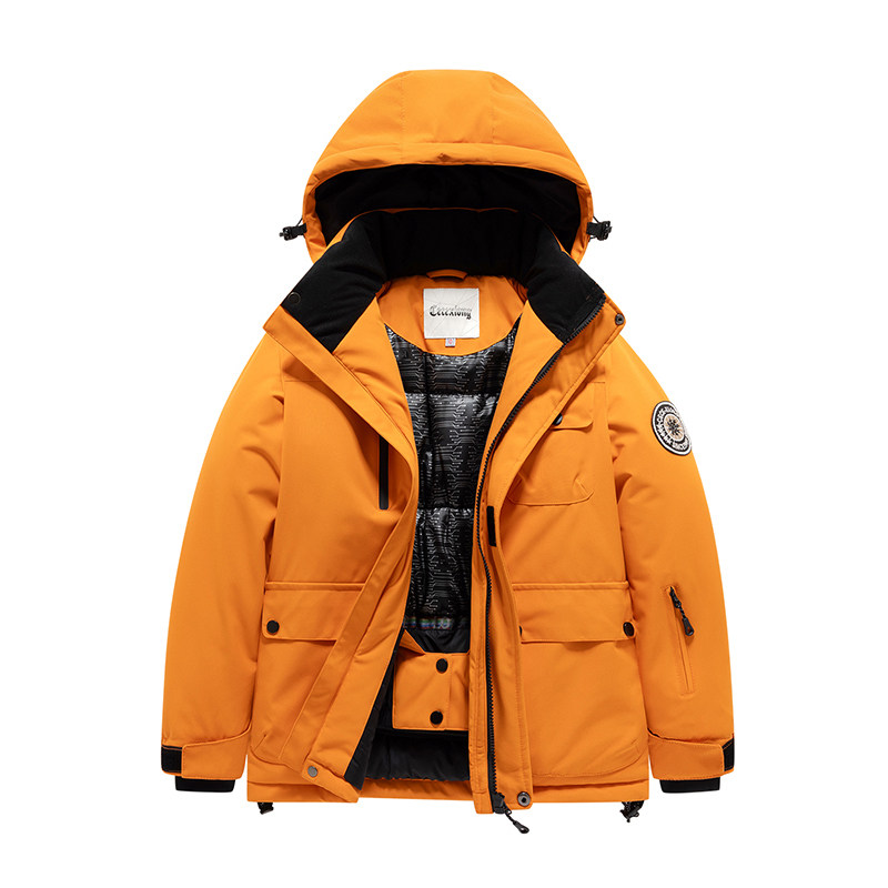 儿童滑雪服冬季男童女童防风防水加厚保暖东北哈尔滨旅游滑雪衣服