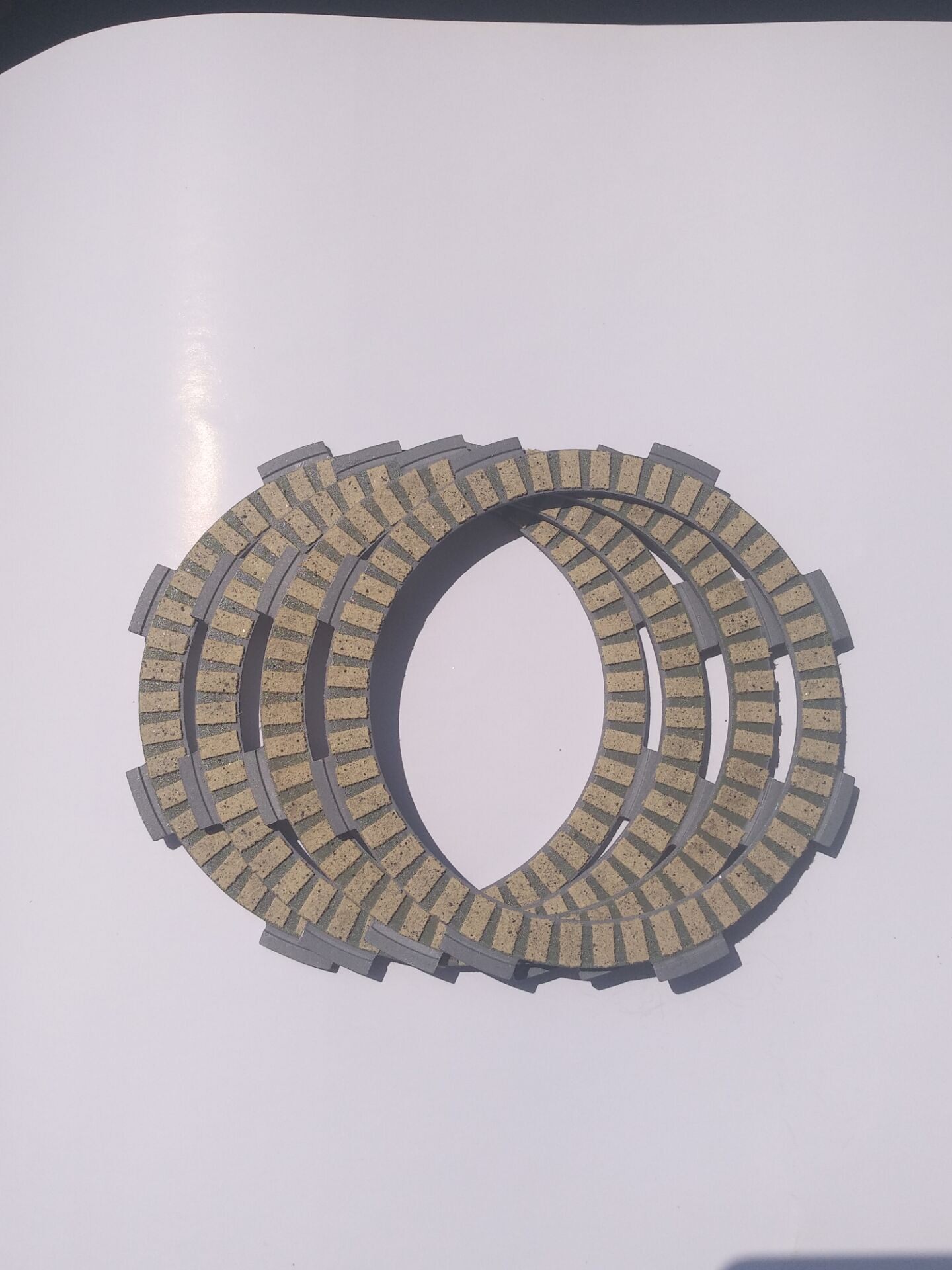 适用五羊本田WH125-7-8-9-10-11统御新锋冀离合片铁片木片纸基