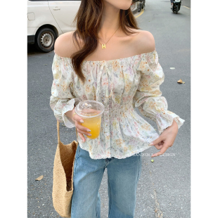 女si01 气质氛围感收腰系带衬衫 SUSAN 十三行夏上新韩系度假风法式