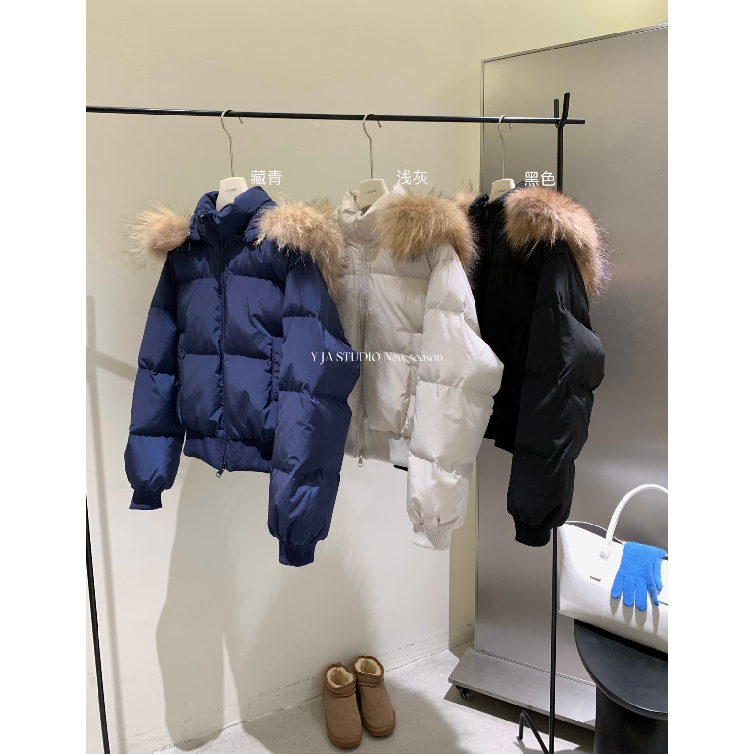 Y.JIA十三行冬季连帽面包短外套女配可拆卸环保毛狐狸毛领77011-5,女装/女士精品,学生校服,淘宝优惠券,粉丝福利购,淘宝优惠卷