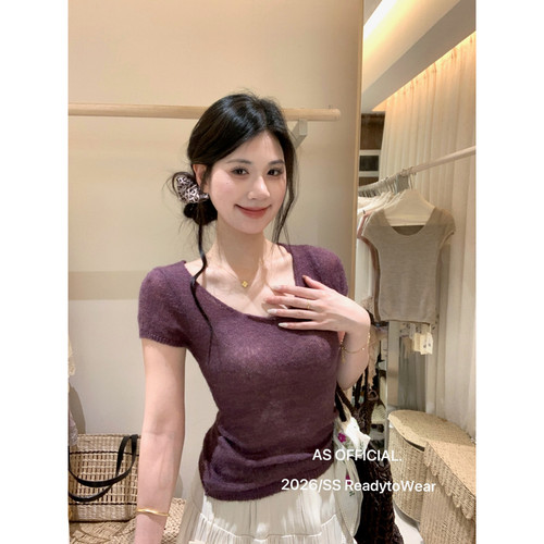 OFFICIAL-入——美女感身材软糯糯·纯欲百搭小衫(含10羊毛)1650