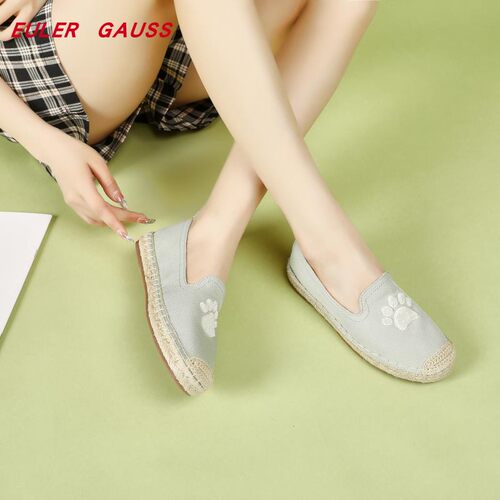 欧拉高斯平底百搭一脚蹬渔夫鞋女