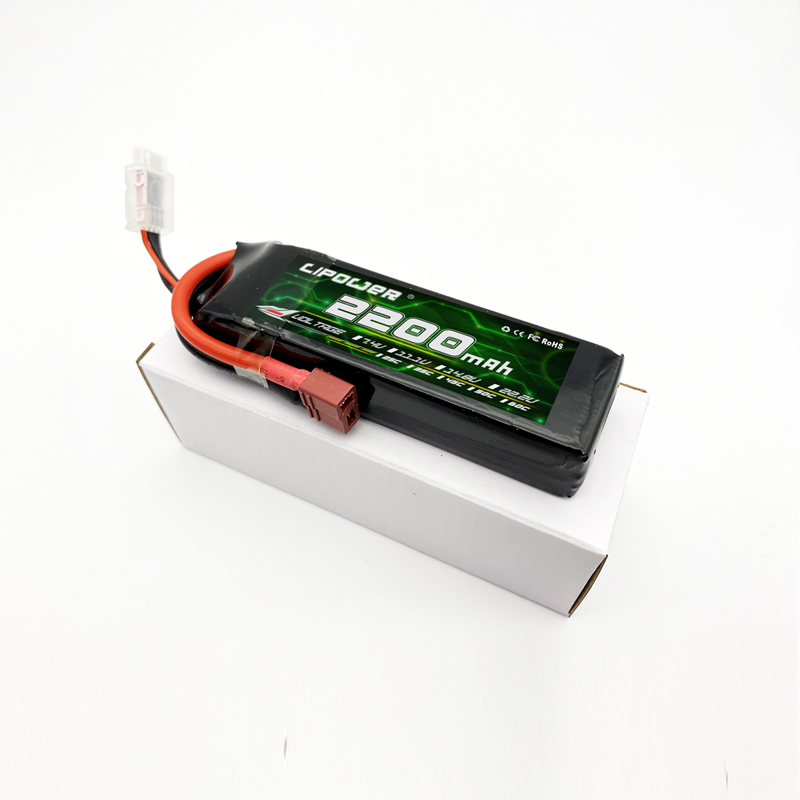 航模电池2200mah 11.1v 35c穿越机 车模 船模锂电池玩具电池