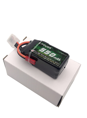 航模电池550mAh 7.4V11.1V多轴无人机航拍/车模锂电池