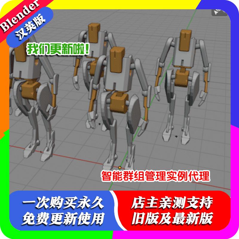 blender插件中文 Group Pro 3.05 智能打组群组实例代理 GroupPro