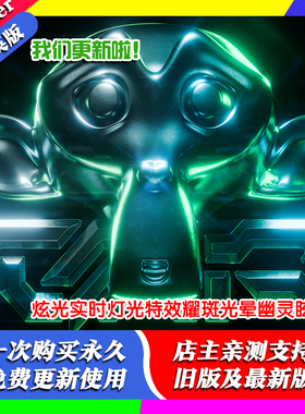 Blender插件 Glare 1.21 75种现代装修灯光资产模型IES室内照明