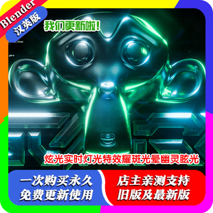 Blender插件 Glare 1.21 75种现代装修灯光资产模型IES室内照明