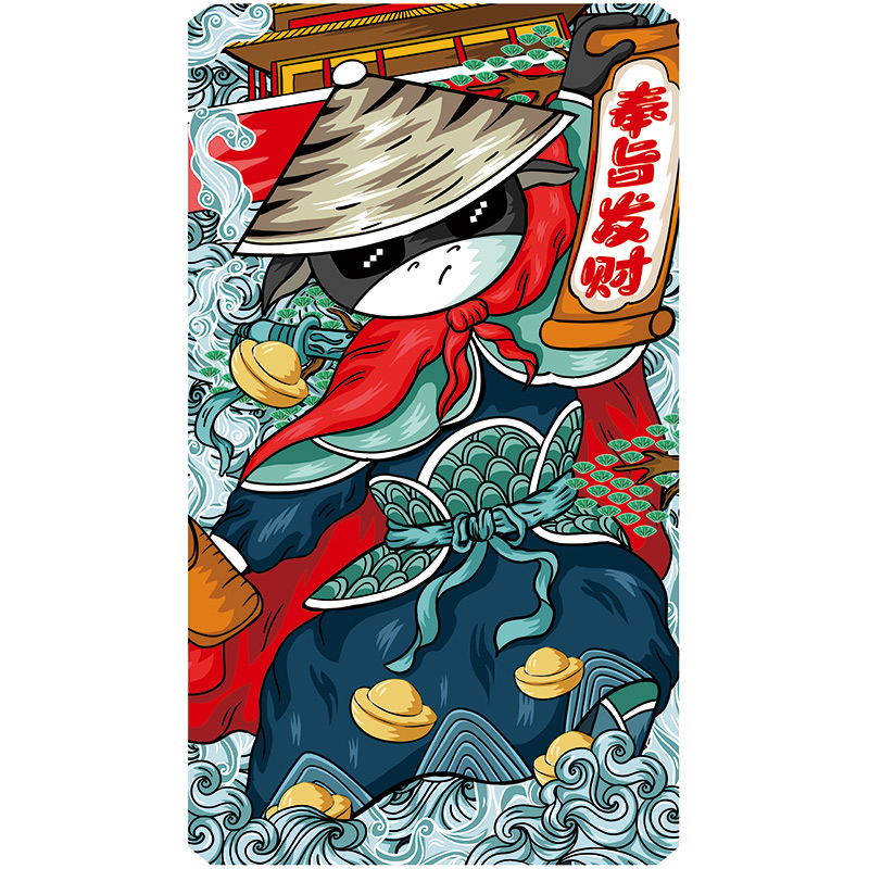 钓箱上盖贴纸适用于化氏29L一帆29达瓦2500小斜角防水垂钓50*28cm