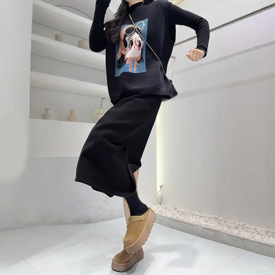 对这条灯芯绒裙一点抵抗力都没有