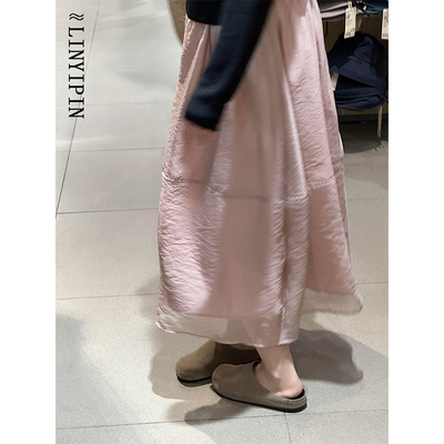 美到发晕的肉桂粉纱裙~甜美减龄~