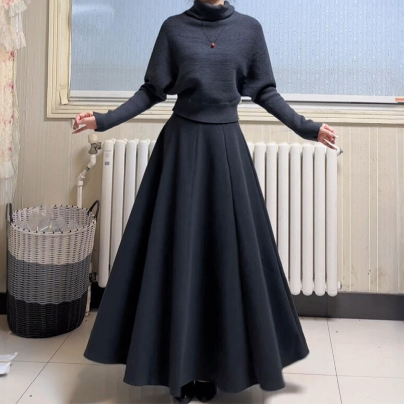 黑色西装百褶半身裙2026新款大码女装a字大摆长裙梨形伯克利裙子,女装/女士精品,大码半身裙,淘宝优惠券,粉丝福利购,淘宝优惠卷