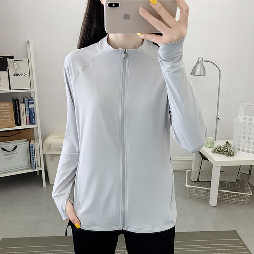 冰丝防晒衣女UPF50+防紫外线弹力