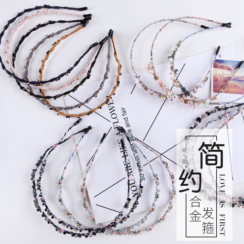 发卡女2018新款成人简约百搭气质时尚压发头箍洗脸防滑网红发箍
